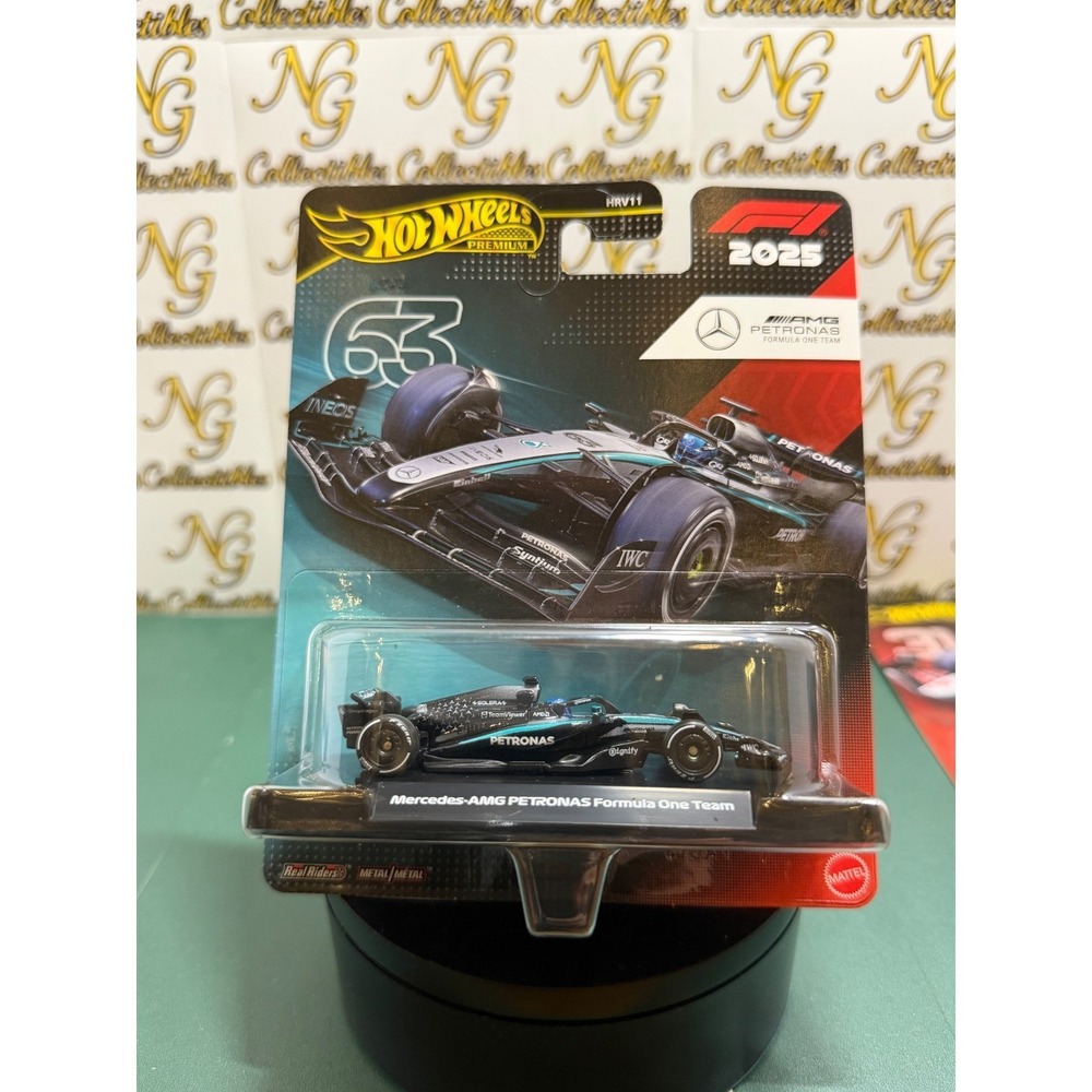 Hot Wheels Premium Formula 1 Mercedes-AMG PETRONAS F1 Team63 George Russell 2025